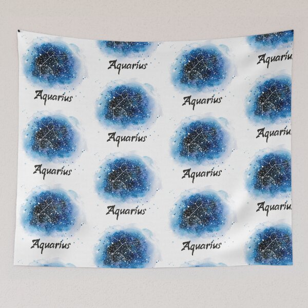 Item preview, Aquarius Watercolor Constellation designed and sold by jestofko.