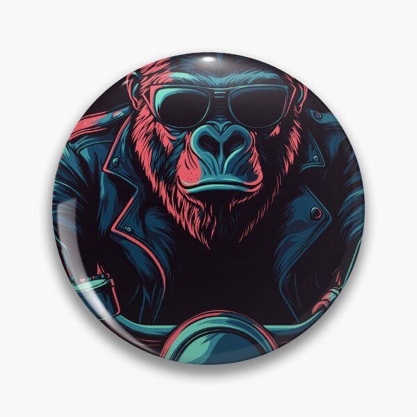 Item preview, Gorilla Rider on a Motorcycle designed and sold by shafranietz.