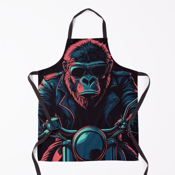 Item preview, Gorilla Rider on a Motorcycle designed and sold by shafranietz.