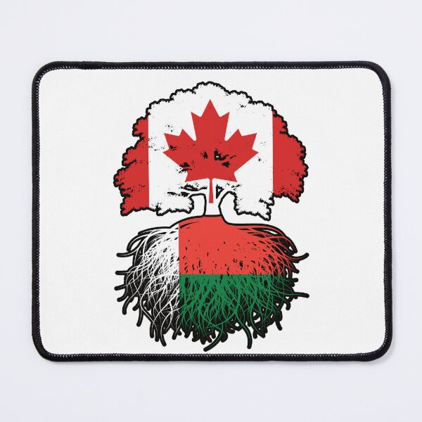 Item preview, Madagascar Malagasy Canadian Canada Tree Roots Flag designed and sold by FlagX.