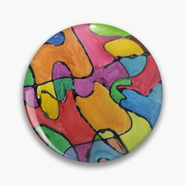 Item preview, Cleared Chaos in dark vivid colors designed and sold by JuliasArtWorld.