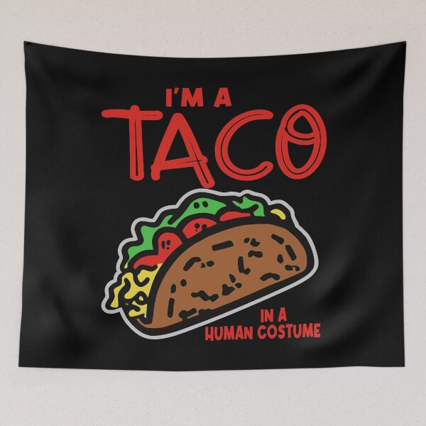 Item preview, I'm a Taco in a Human Costume Halloween Cosplay Easy Outfit designed and sold by Colorfulman.