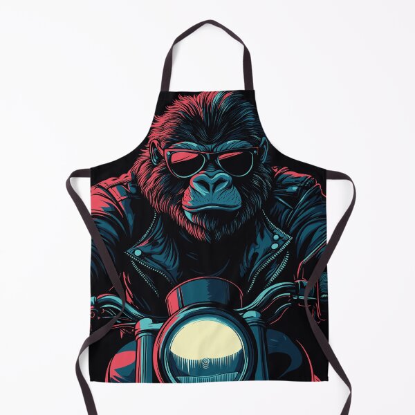 Item preview, Gorilla Rider on a Motorcycle designed and sold by shafranietz.