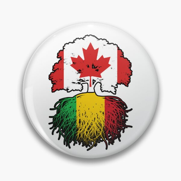 Item preview, Mali Malian Canadian Canada Tree Roots Flag designed and sold by FlagX.