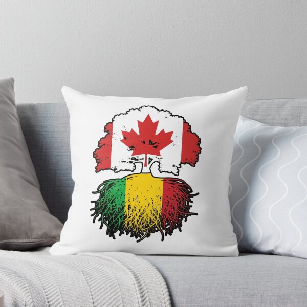 Item preview, Mali Malian Canadian Canada Tree Roots Flag designed and sold by FlagX.