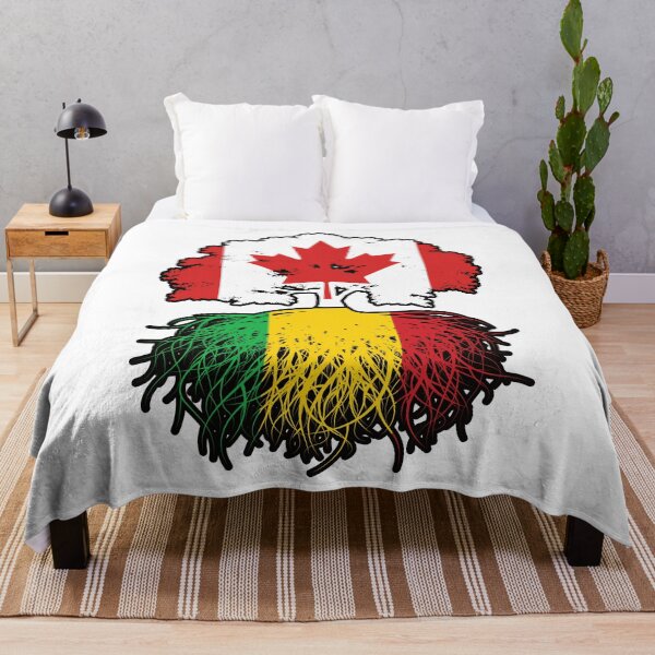 Item preview, Mali Malian Canadian Canada Tree Roots Flag designed and sold by FlagX.