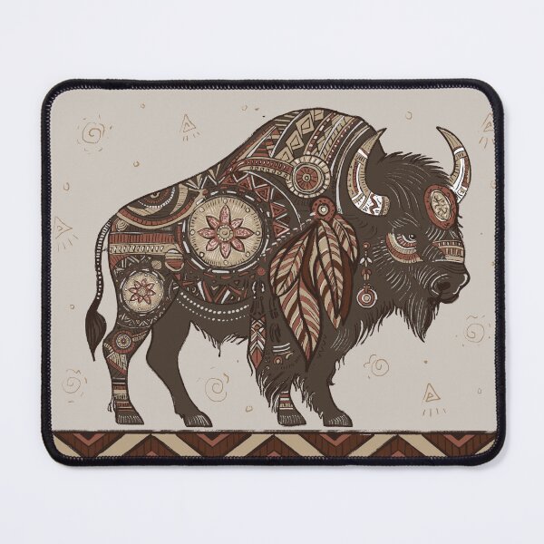 Item preview, Tribal Buffalo Design i Native American Symbols Indian designed and sold by Sandra Szafrańska-Walus.