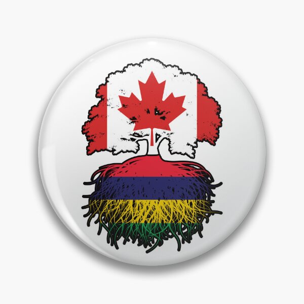 Item preview, Mauritius Mauritian Canadian Canada Tree Roots Flag designed and sold by FlagX.