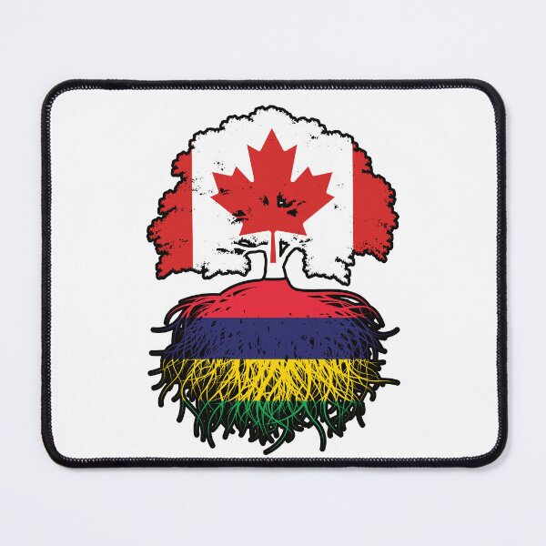 Item preview, Mauritius Mauritian Canadian Canada Tree Roots Flag designed and sold by FlagX.