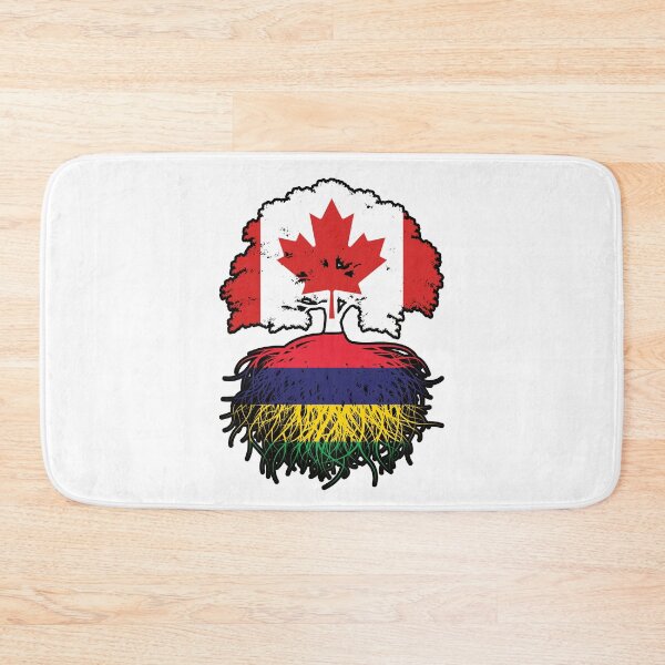 Item preview, Mauritius Mauritian Canadian Canada Tree Roots Flag designed and sold by FlagX.