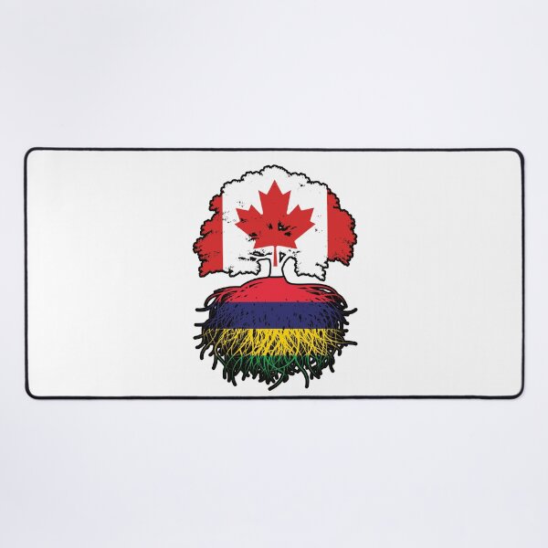 Item preview, Mauritius Mauritian Canadian Canada Tree Roots Flag designed and sold by FlagX.