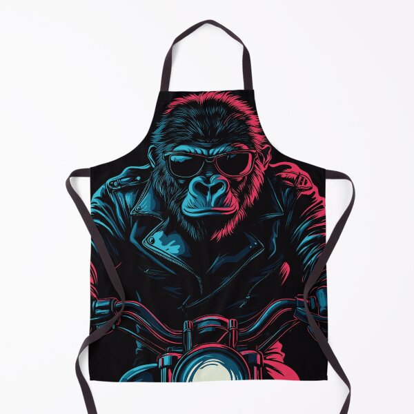 Item preview, Gorilla Rider on a Motorcycle designed and sold by shafranietz.