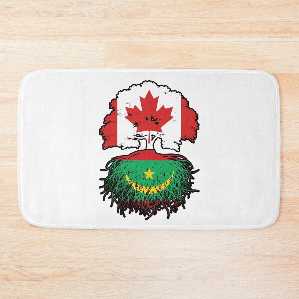 Item preview, Mauritania Mauritanian Canadian Canada Tree Roots Flag designed and sold by FlagX.