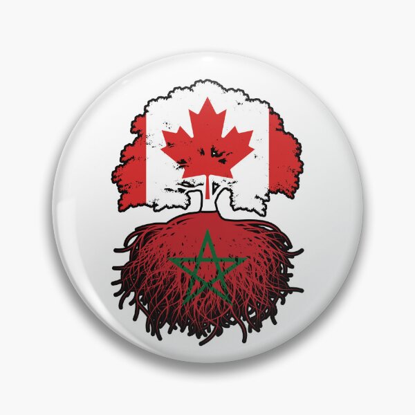 Item preview, Morocco Moroccan Canadian Canada Tree Roots Flag designed and sold by FlagX.