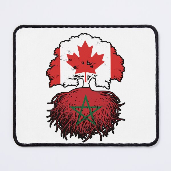 Item preview, Morocco Moroccan Canadian Canada Tree Roots Flag designed and sold by FlagX.
