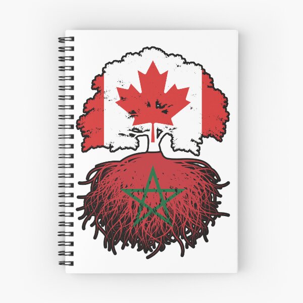 Item preview, Morocco Moroccan Canadian Canada Tree Roots Flag designed and sold by FlagX.