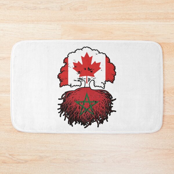 Item preview, Morocco Moroccan Canadian Canada Tree Roots Flag designed and sold by FlagX.