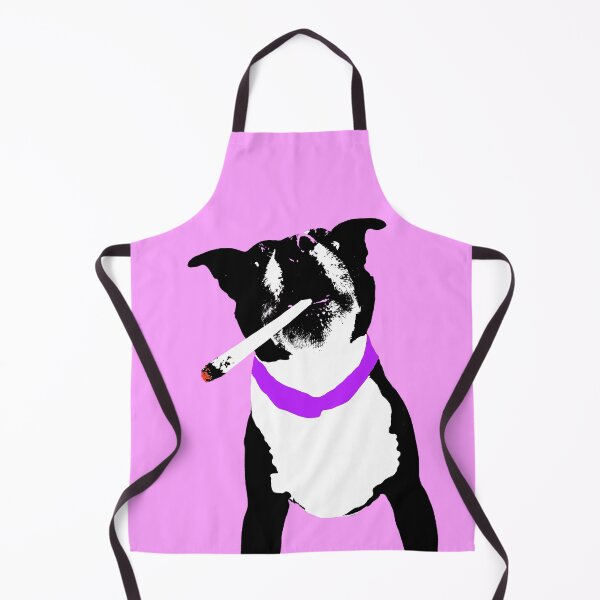 Item preview, Stoner Dog Design in pink - Stoner Staffie Pet Pop Art - Animal Pop Art, Bespoke Options designed and sold by StudioFlea.