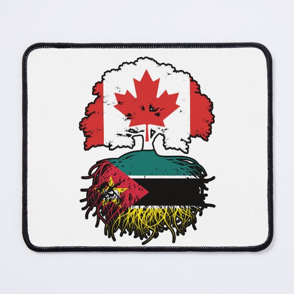 Item preview, Mozambique Mozambican Canadian Canada Tree Roots Flag designed and sold by FlagX.