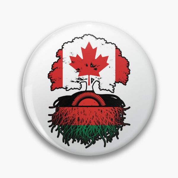 Item preview, Malawi Malawian Canadian Canada Tree Roots Flag designed and sold by FlagX.