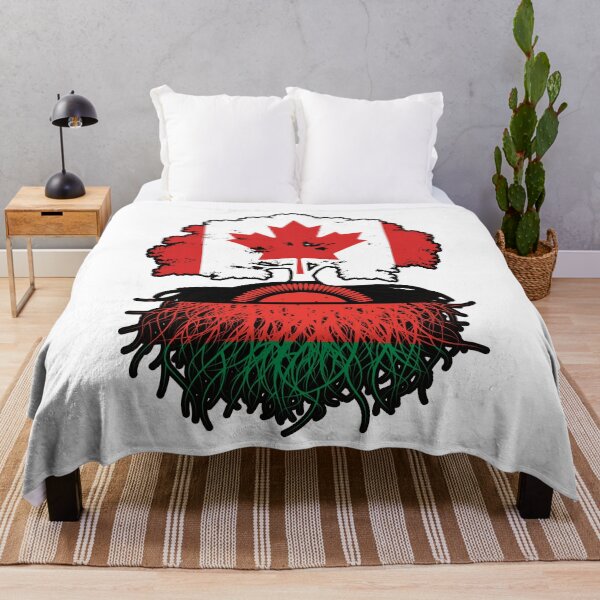 Item preview, Malawi Malawian Canadian Canada Tree Roots Flag designed and sold by FlagX.
