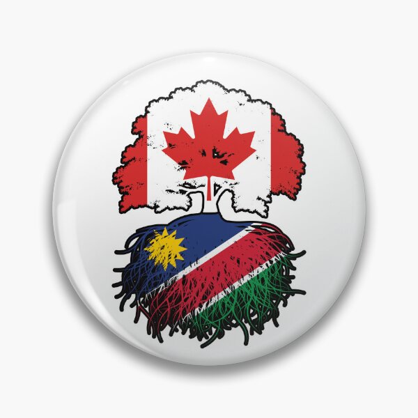 Item preview, Namibia Namibian Canadian Canada Tree Roots Flag designed and sold by FlagX.