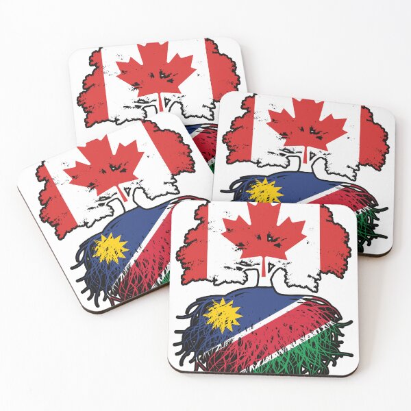 Item preview, Namibia Namibian Canadian Canada Tree Roots Flag designed and sold by FlagX.