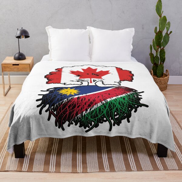 Item preview, Namibia Namibian Canadian Canada Tree Roots Flag designed and sold by FlagX.