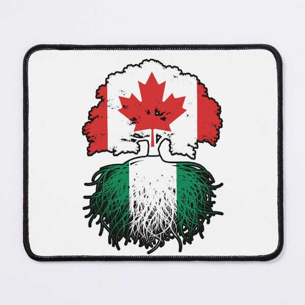 Item preview, Nigeria Nigerian Canadian Canada Tree Roots Flag designed and sold by FlagX.