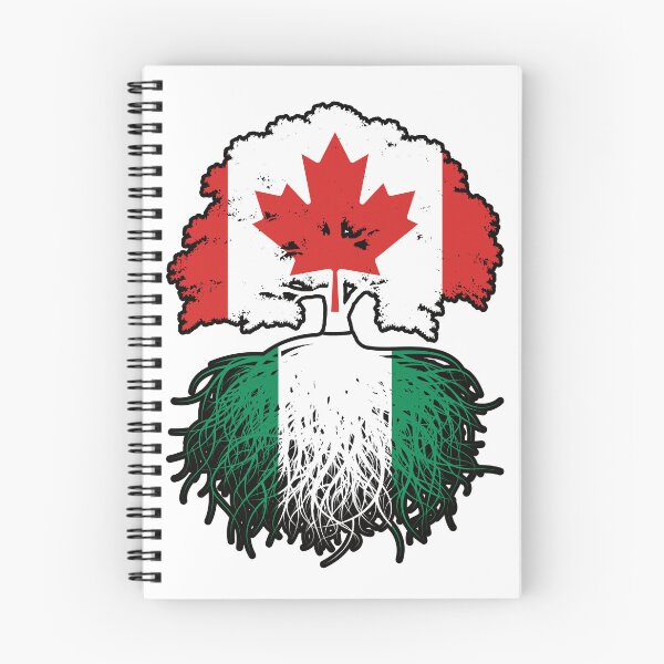 Item preview, Nigeria Nigerian Canadian Canada Tree Roots Flag designed and sold by FlagX.