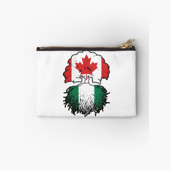 Item preview, Nigeria Nigerian Canadian Canada Tree Roots Flag designed and sold by FlagX.