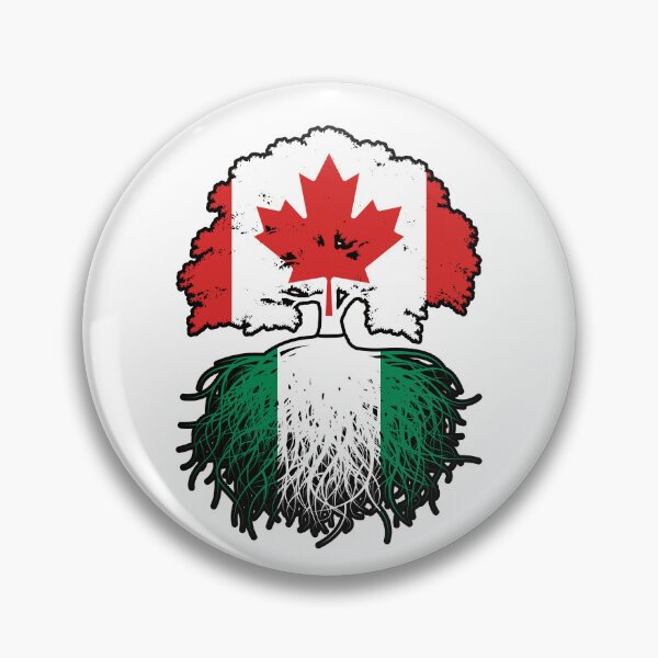 Item preview, Nigeria Nigerian Canadian Canada Tree Roots Flag designed and sold by FlagX.