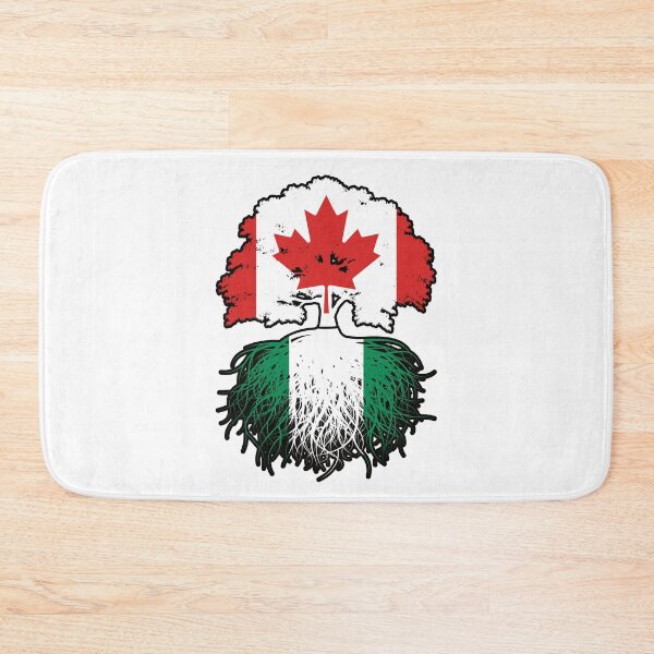 Item preview, Nigeria Nigerian Canadian Canada Tree Roots Flag designed and sold by FlagX.
