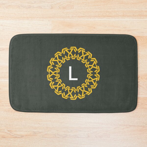 Item preview, Ornamental Letter L Emblem with Mandala Geometric Design designed and sold by rasagamastore.