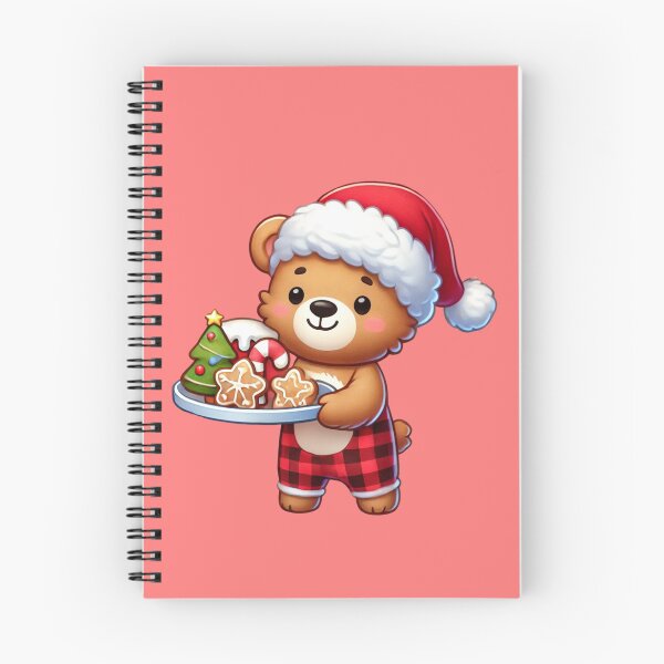 Item preview, Teddy bear baking Christmas cookies decor for children designed and sold by Meandmyshop.