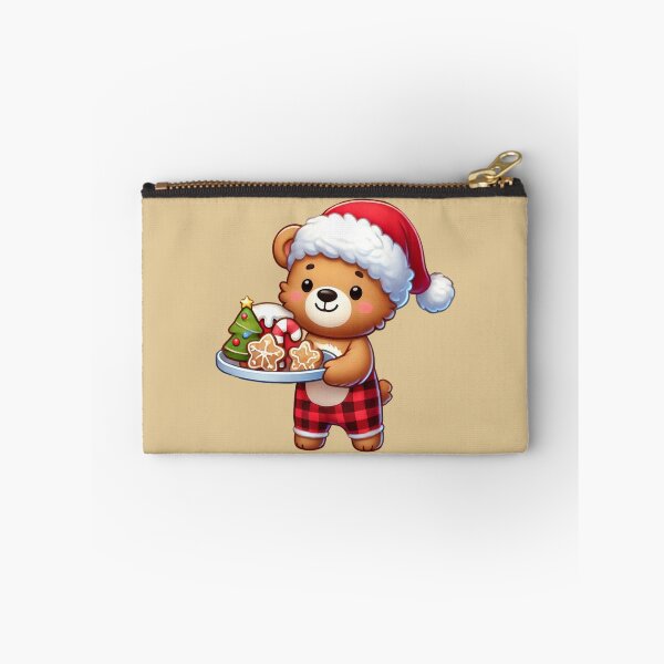 Item preview, Teddy bear baking Christmas cookies decor for children designed and sold by Meandmyshop.