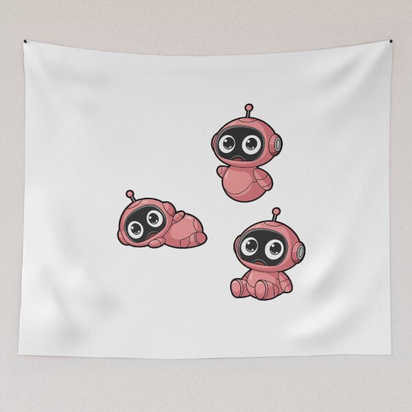 Item preview, Cute Robots Pink Robots Baby Robots Family designed and sold by KolorellaS.