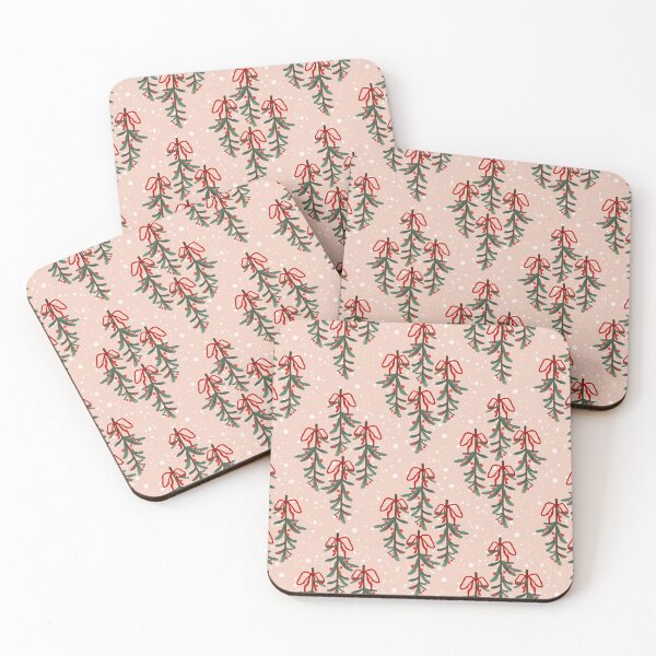 Item preview, Mistletoe Snow - pink designed and sold by marialindemann.