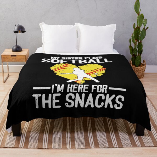 Item preview, My Sister Plays Softball I'm Here For The Snacks designed and sold by Phoebeys.