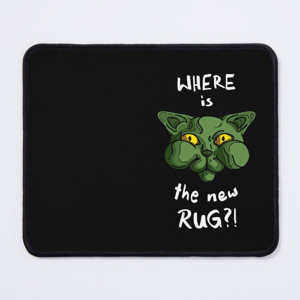 Item preview, Funny cat looking for carpet designed and sold by Bronzebart.