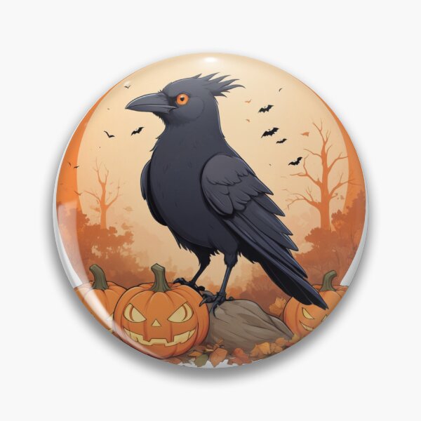 Item preview, Halloween Cartoon Crow designed and sold by Krieghorn.