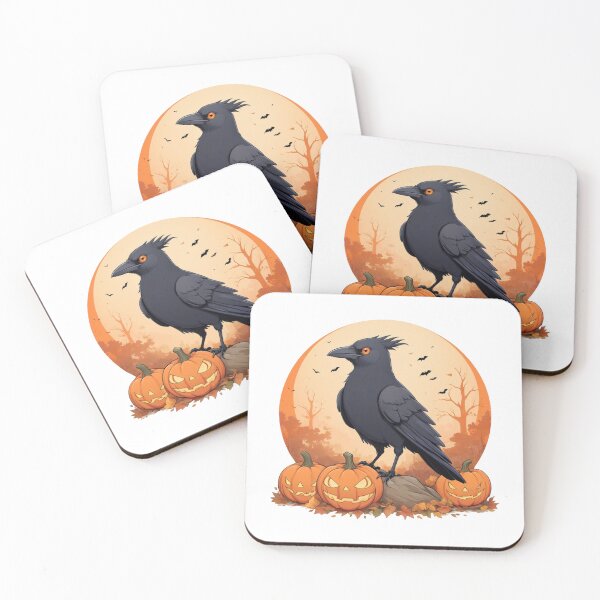 Item preview, Halloween Cartoon Crow designed and sold by Krieghorn.