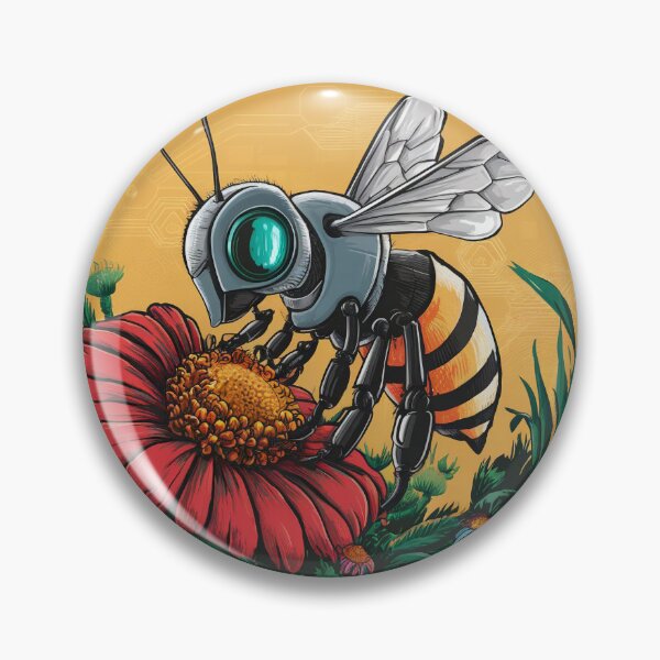 Item preview, bee robot designed and sold by jkrphoto.