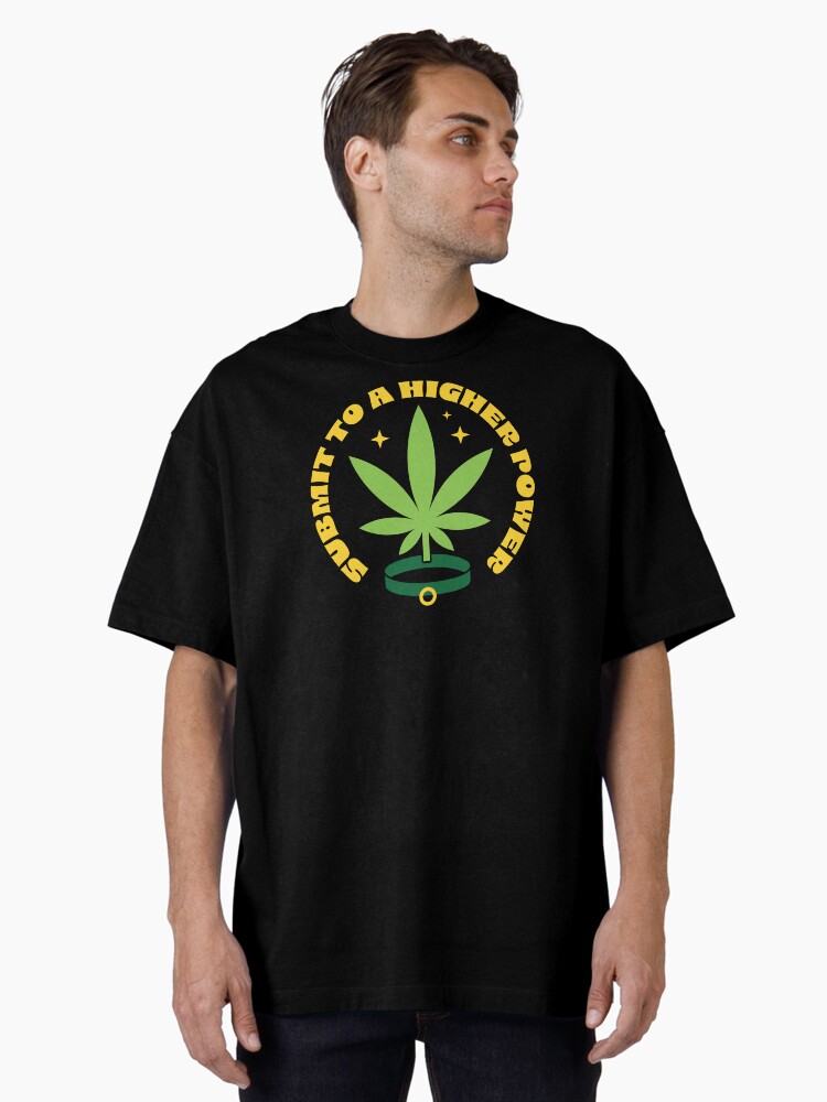 Thumbnail 1 of 7, Oversized T-Shirt, Submit to a Higher Power designed and sold by penandkink.