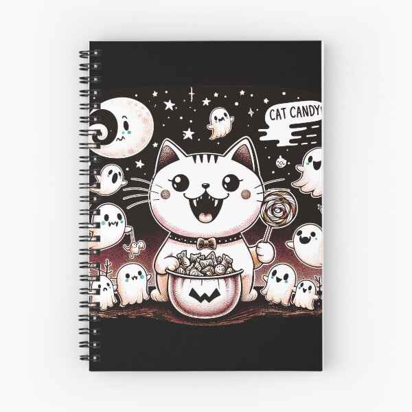 Item preview, Vampire Cat Have Treats For Ghosts designed and sold by HappyHavenStu.