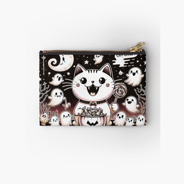 Item preview, Vampire Cat Have Treats For Ghosts designed and sold by HappyHavenStu.