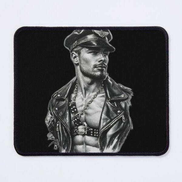 Item preview, Gay Hunky Daddy Biker Pride Graphic Design designed and sold by ItsAKinkThing.
