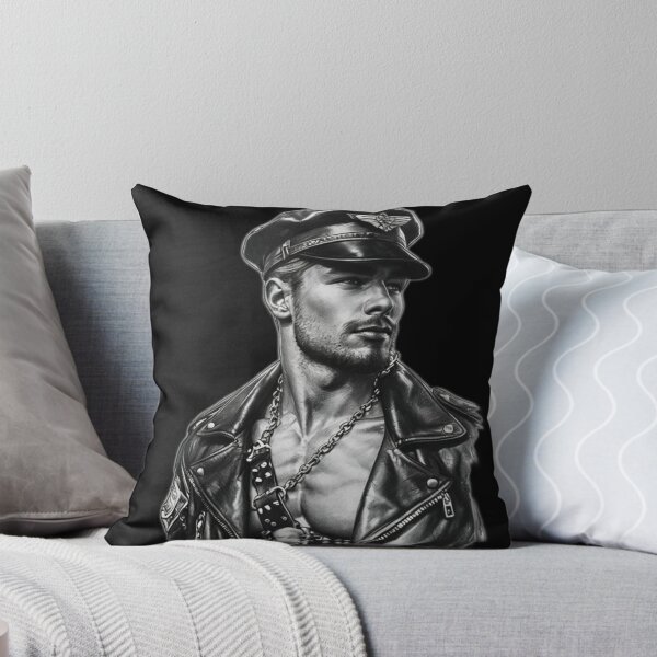 Item preview, Gay Hunky Daddy Biker Pride Graphic Design designed and sold by ItsAKinkThing.