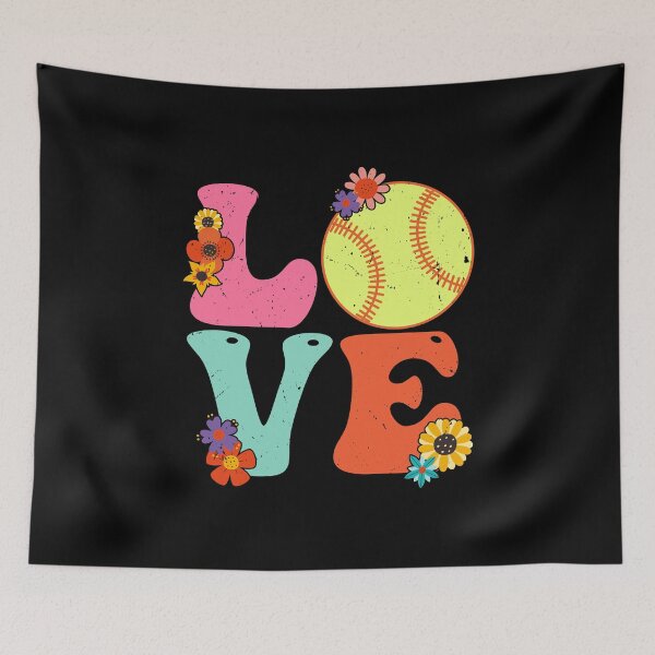 Item preview, Softball Love Cute Softball Lover designed and sold by Phoebeys.