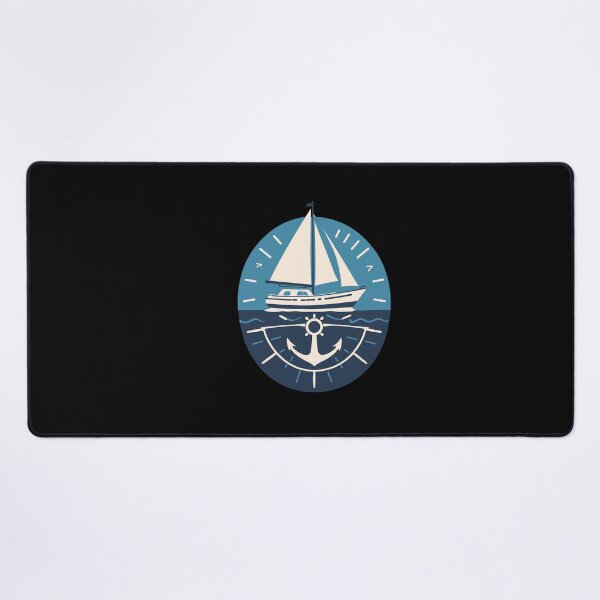 Item preview, Sailboat With Anchor And Sea designed and sold by LuminOrb.